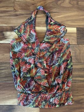 My Michelle Halter Tank with Tropical size Medium
